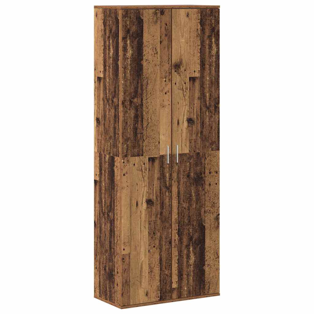 Høyskap Gammelt tre 70 x 33.5 x 180 cm Konstruert tre