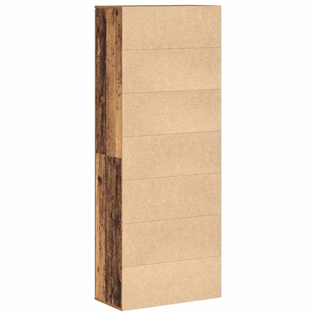 Høyskap Gammelt tre 70 x 33.5 x 180 cm Konstruert tre