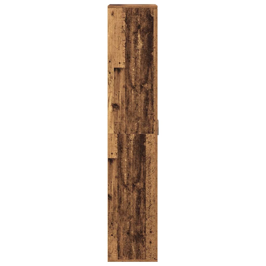 Høyskap Gammelt tre 70 x 33.5 x 180 cm Konstruert tre