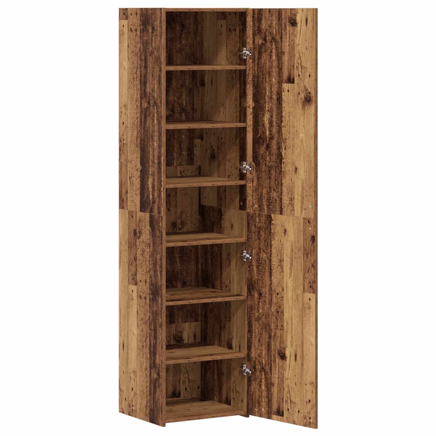Høyskap 2 pcs Gammelt tre 45 x 42,5 x 185 cm vidaXL