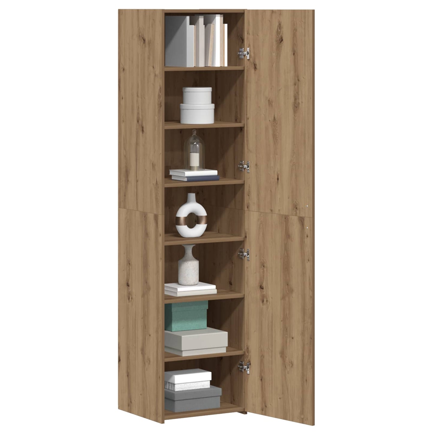 Høyskap 2 pcs Artisan Eik 45 x 42,5 x 185 cm vidaXL