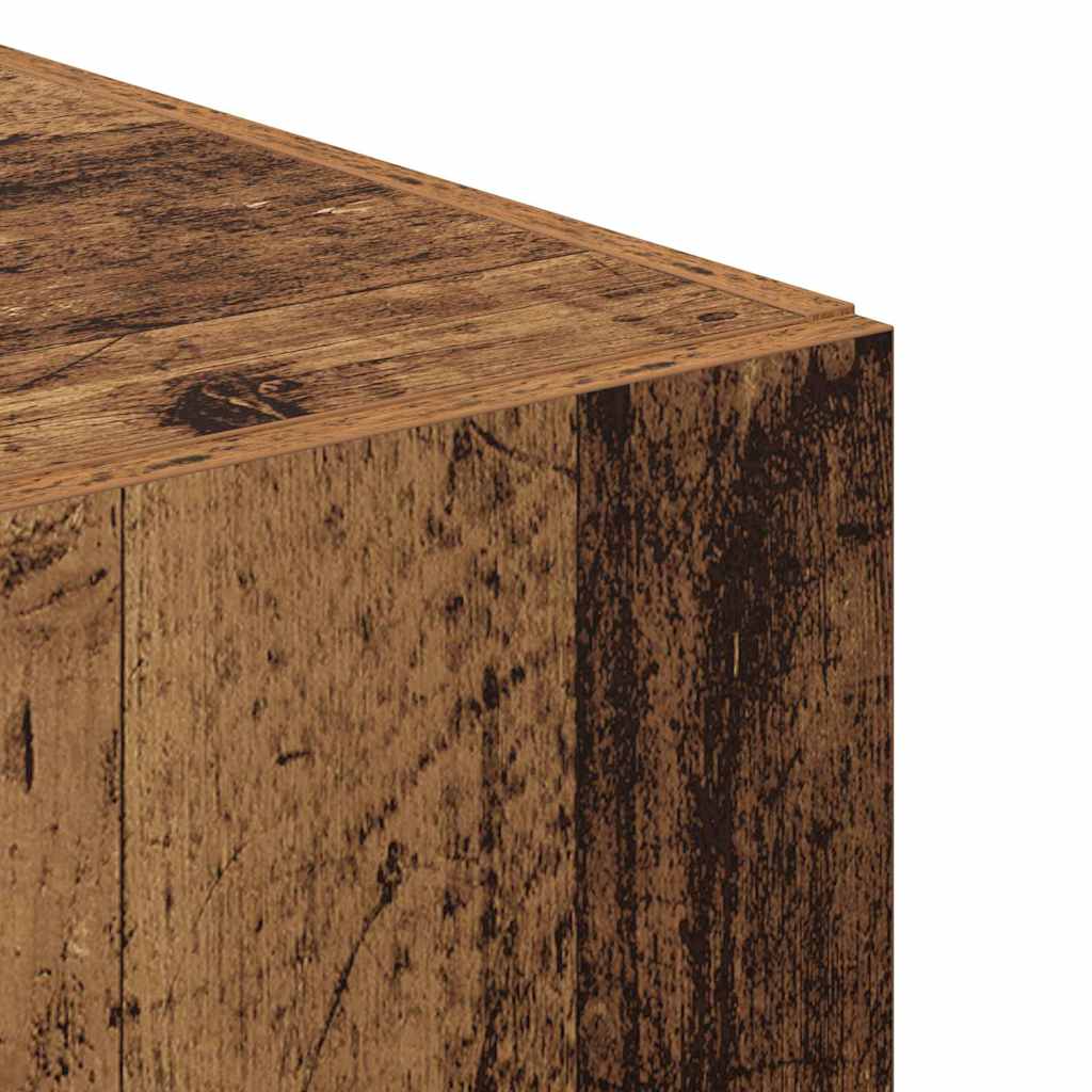 Høyskap 2 pcs Gammelt tre 50 x 42,5 x 185 cm