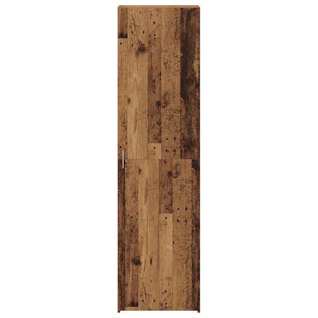 Høyskap 2 pcs Gammelt tre 50 x 42,5 x 185 cm