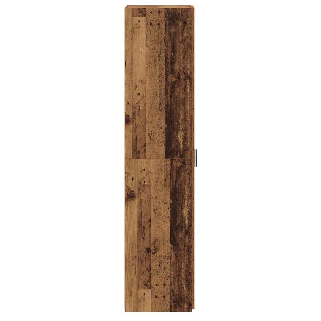 Høyskap 2 pcs Gammelt tre 50 x 42,5 x 185 cm
