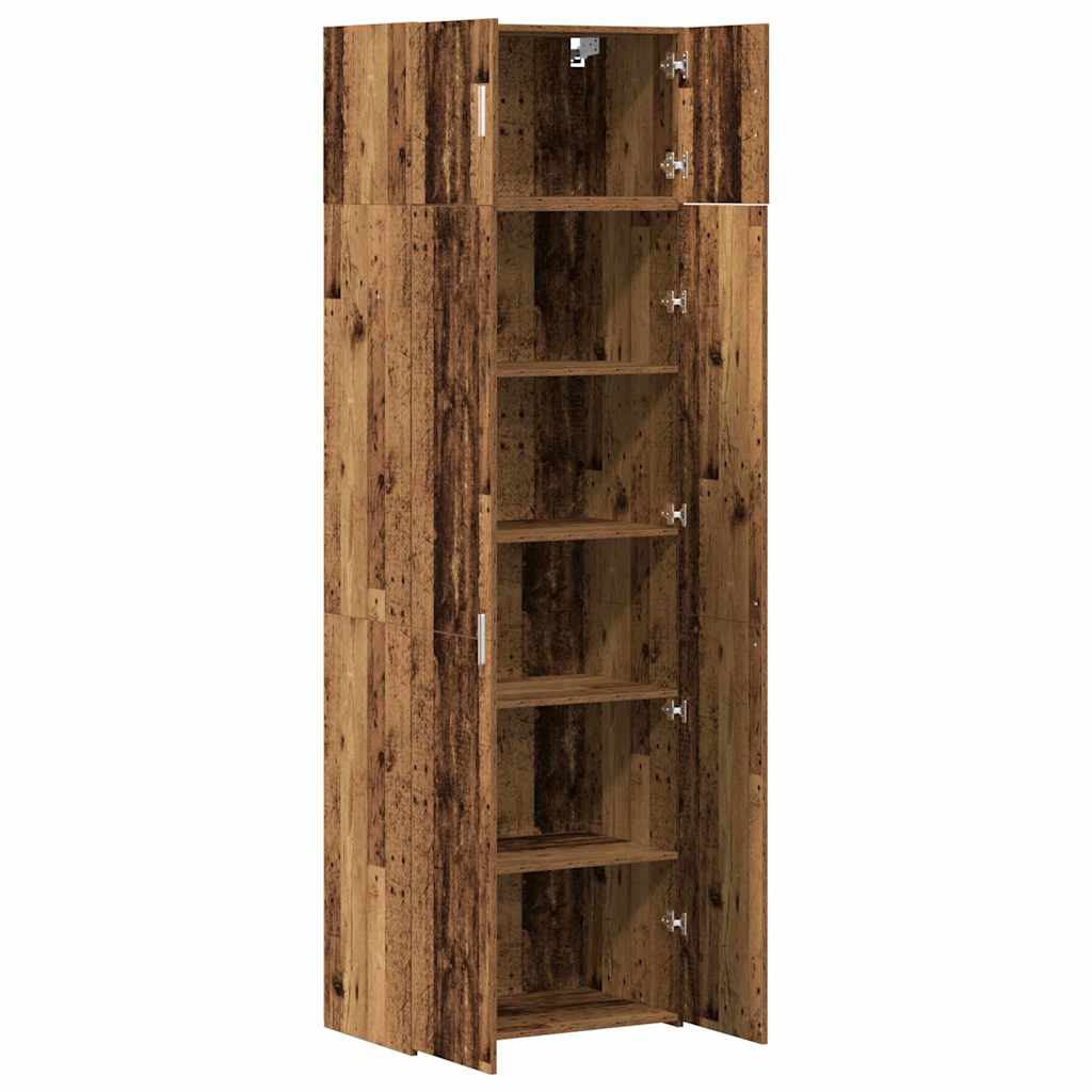 Oppbevaringsskap 3 pcs Gammelt tre vidaXL