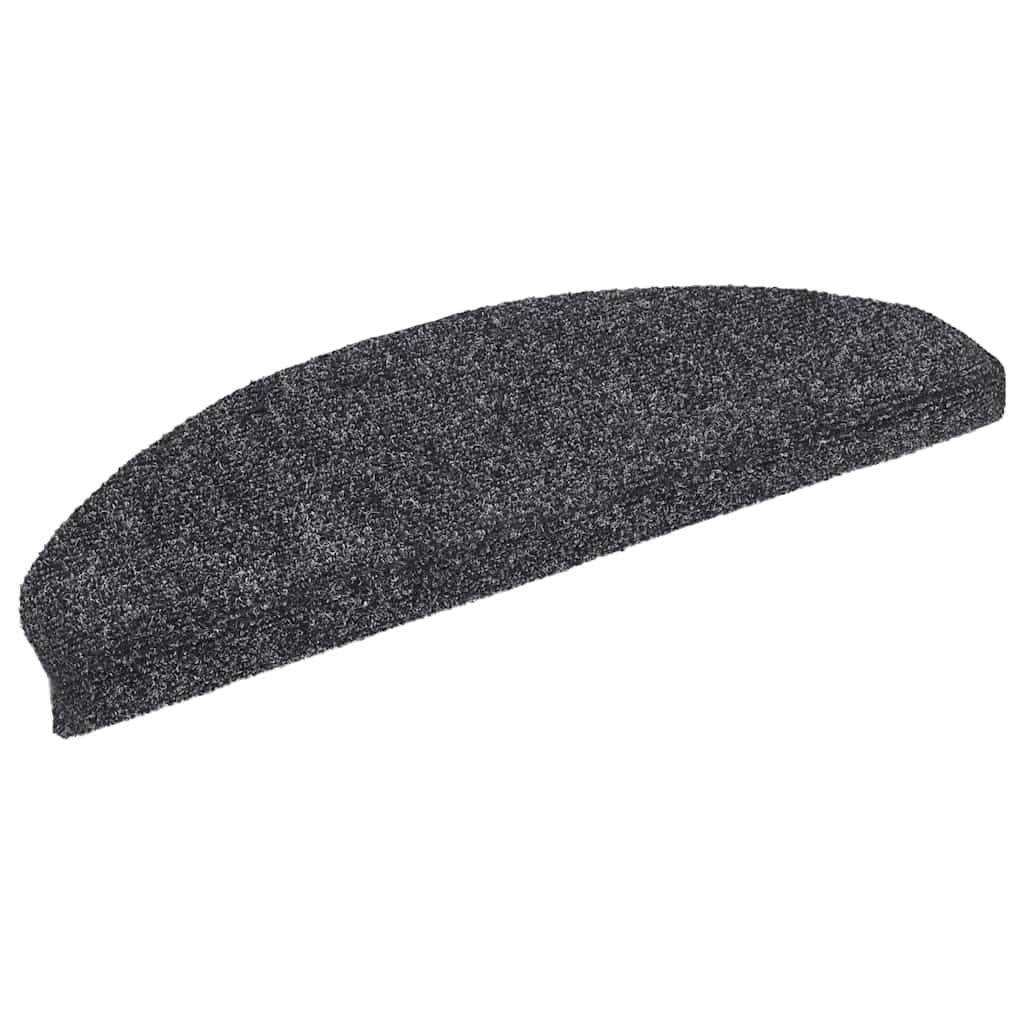 Trappematter selvklebende 20 stk 65x21x4 cm mørkegrå halvrund store