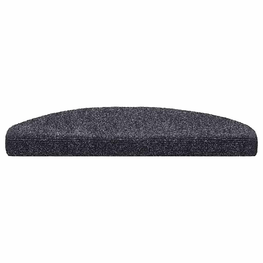 Trappematter selvklebende 20 stk 65x21x4 cm mørkegrå halvrund store