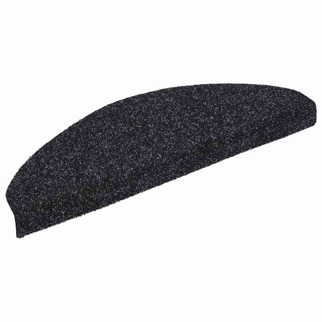 Trappematter selvklebende 20 stk 65x21x4 cm svarte halvrund store