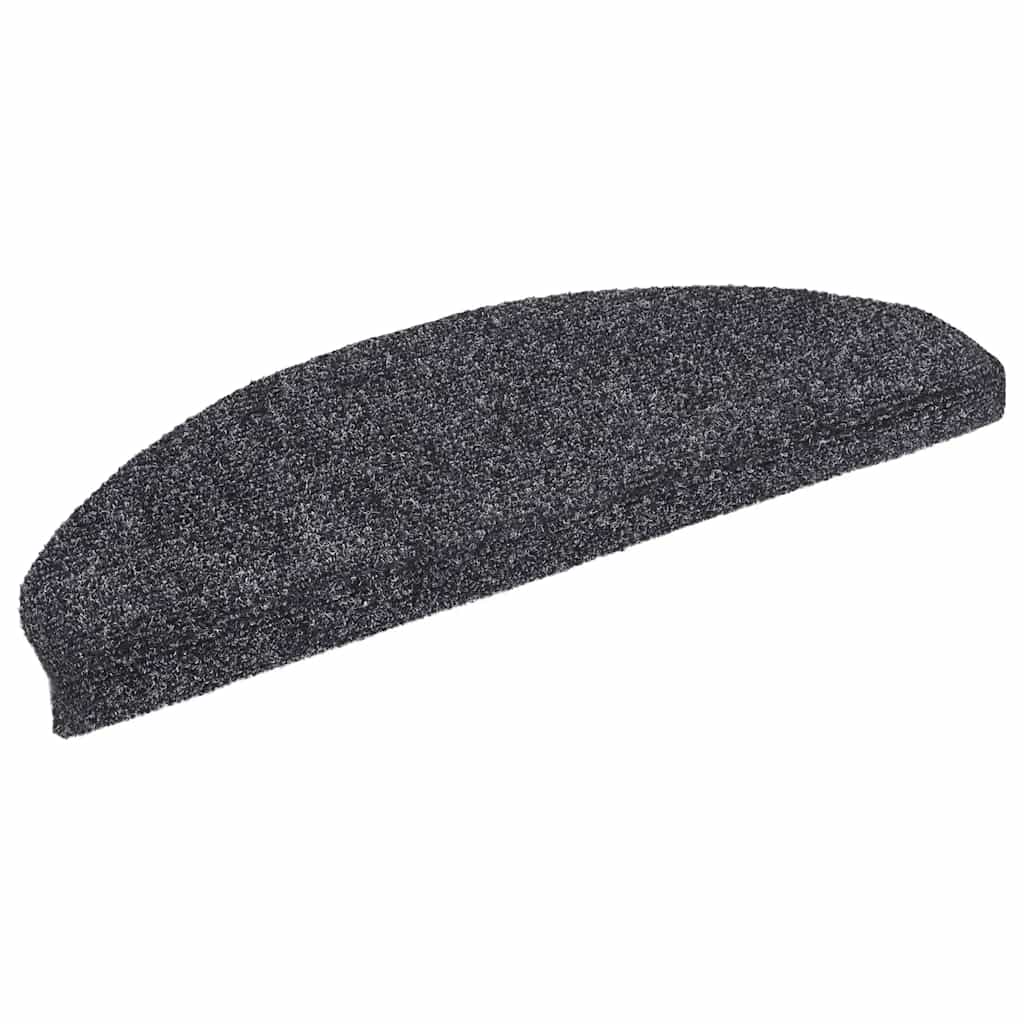 Trappematter selvklebende 30 stk 65x21x4 cm mørkegrå halvrund store