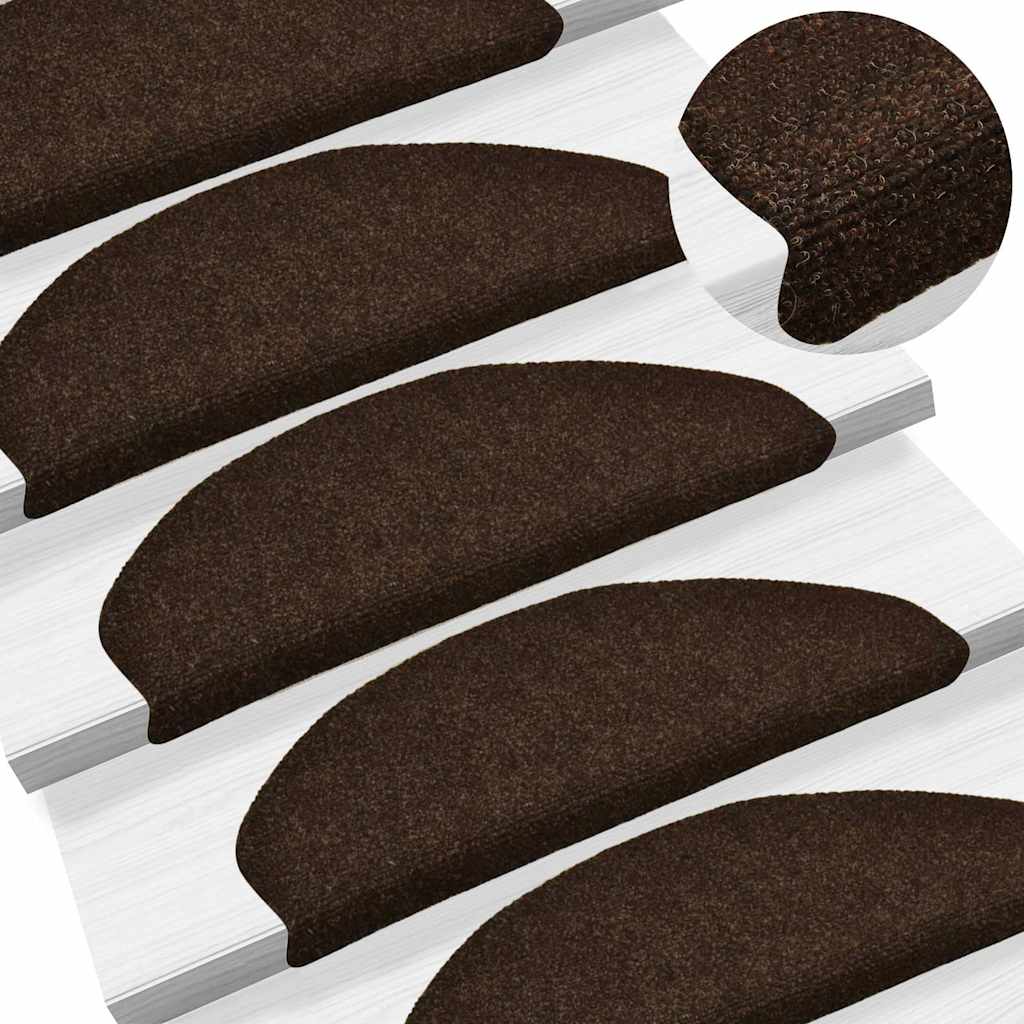 Trappematter selvklebende 30 stk 65x21x4 cm brune halvrund store