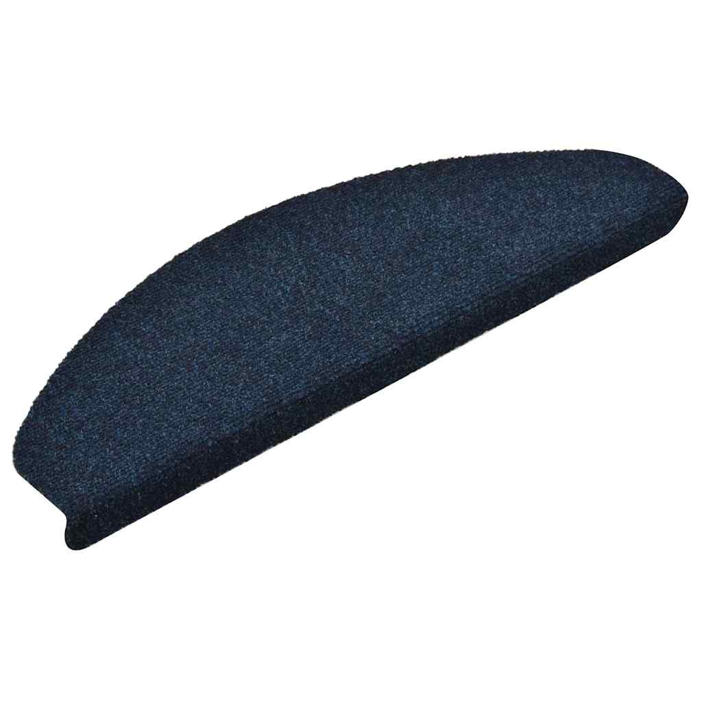 Trappematter selvklebende 30 stk 65x21x4 cm marineblå halvrund store