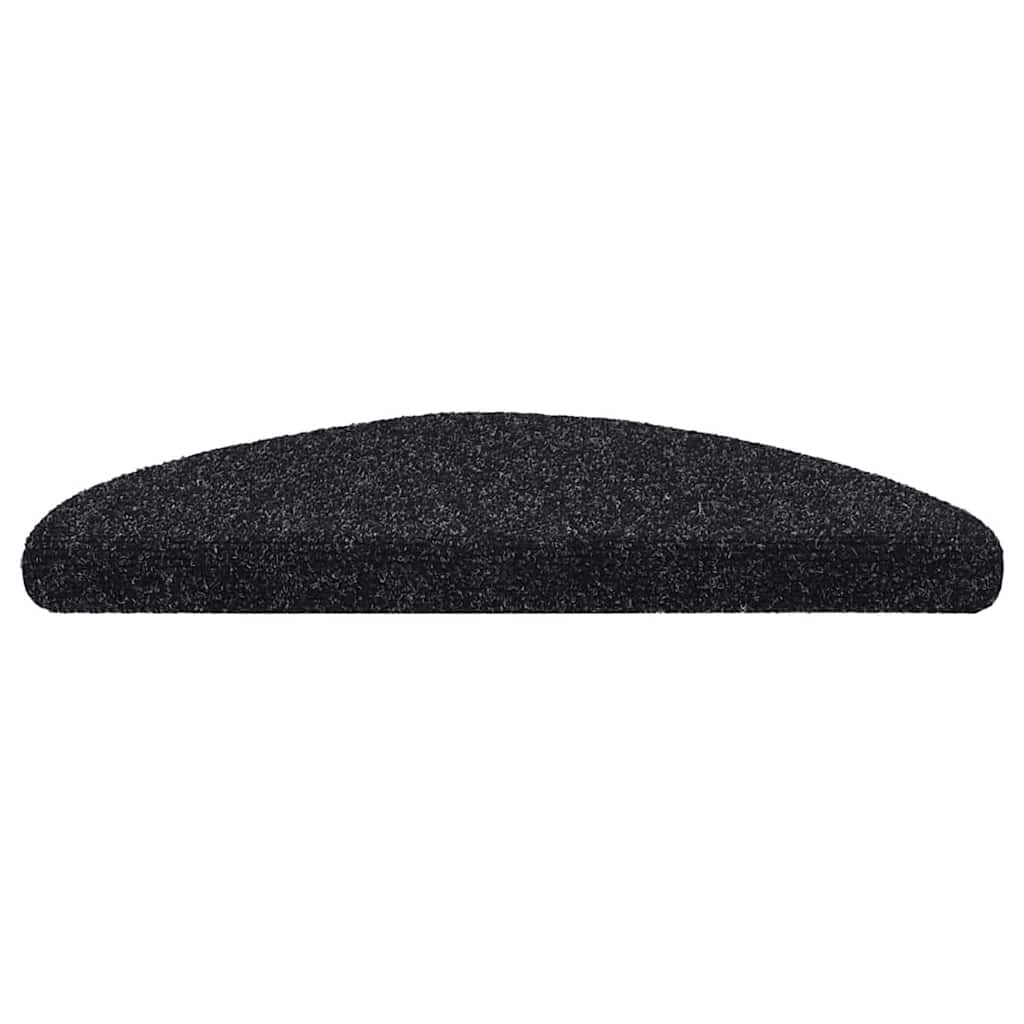 Trappematter selvklebende 20 stk 56x17x3 cm svarte halvrund