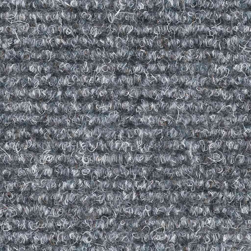 Trappematter selvklebende 20 stk 56x17x3 cm lysegrå halvrund