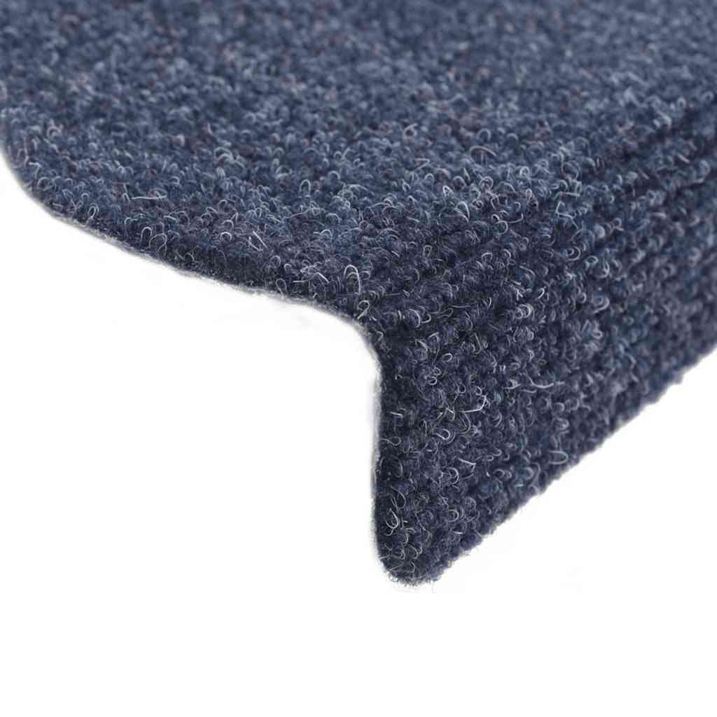 Trappematter selvklebende 20 stk 56x17x3 cm blå halvrund