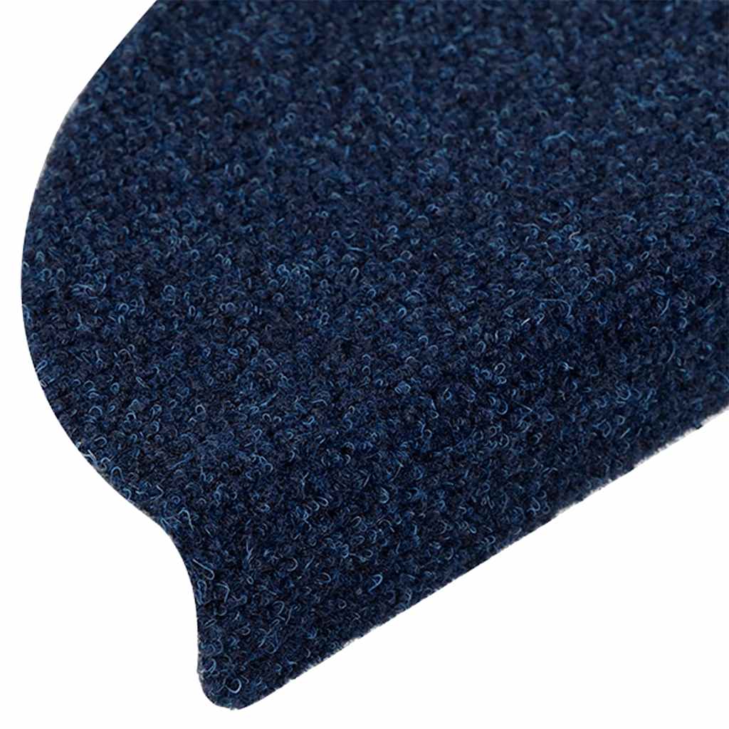 Trappematter selvklebende 20 stk 56x17x3 cm marineblå halvrund