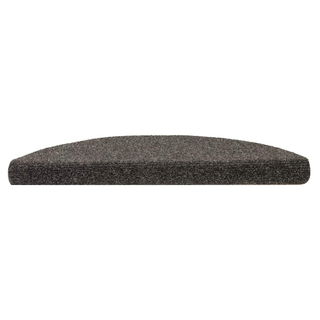 Trappematter selvklebende 30 stk 56x17x3 cm antrasitt halvrund