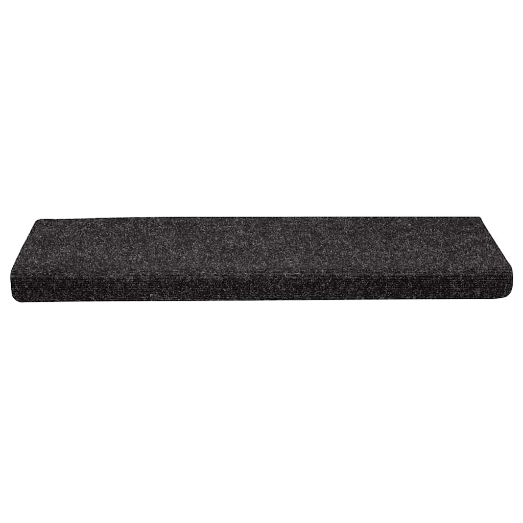 Trappematter selvklebende 30 stk 65x21x4 cm svart rektangulær kant