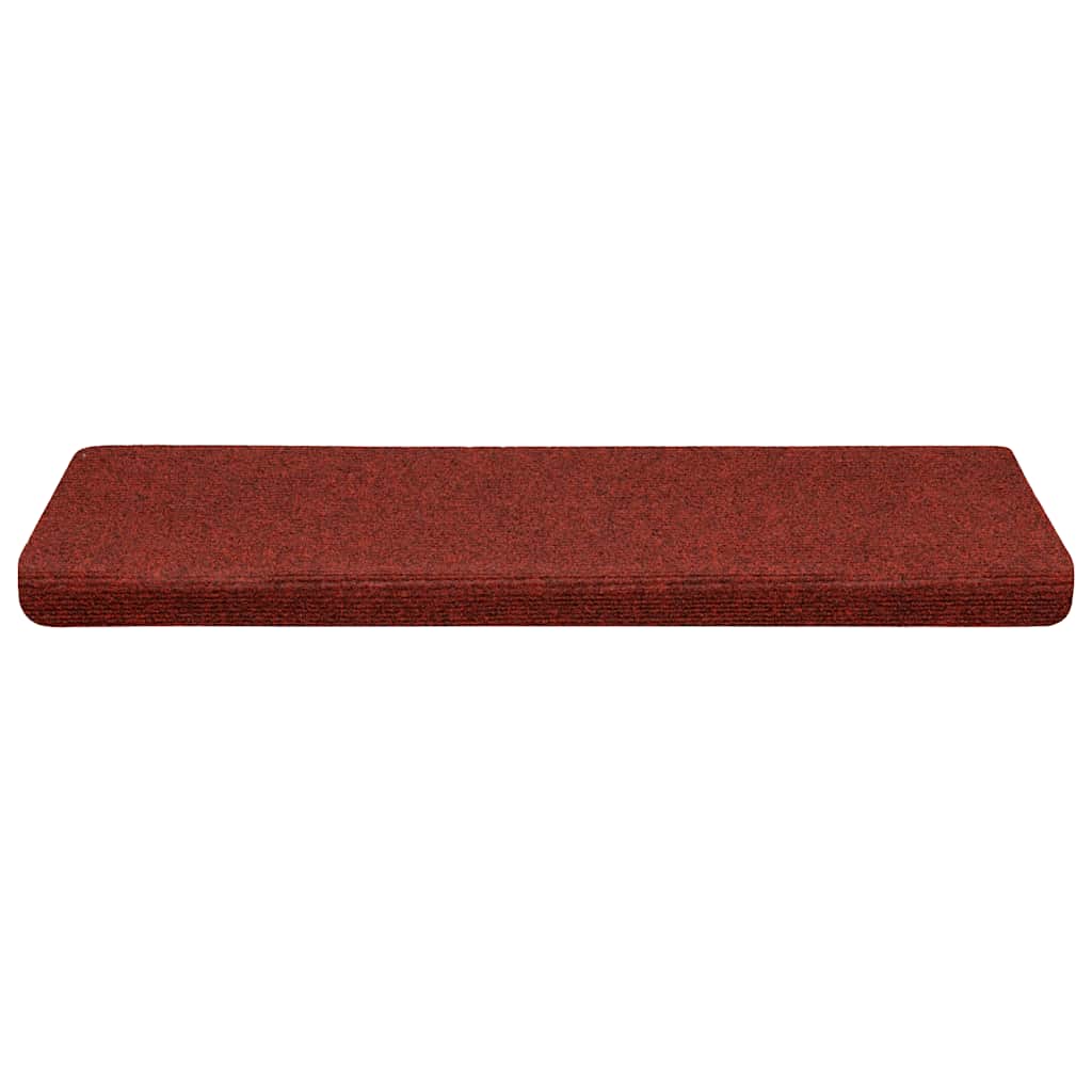 Trappematter selvklebende 30 stk 65x21x4 cm bordeauxrød rektangulær kant