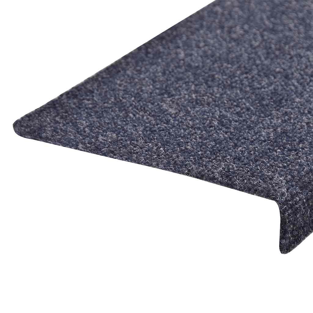Trappematter selvklebende 30 stk 65x21x4 cm blå rektangulær kant