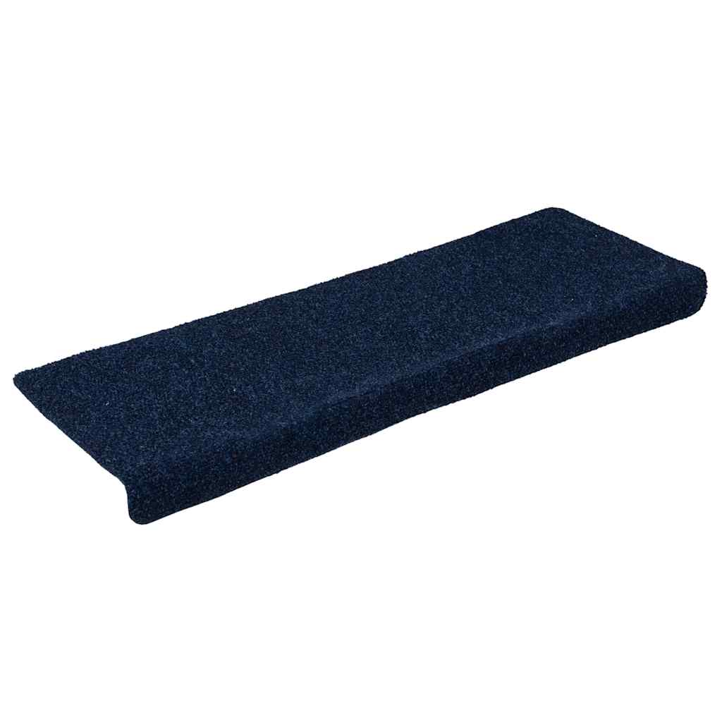 Trappematter selvklebende 30 stk 65x21x4 cm marineblå rektangulær kant