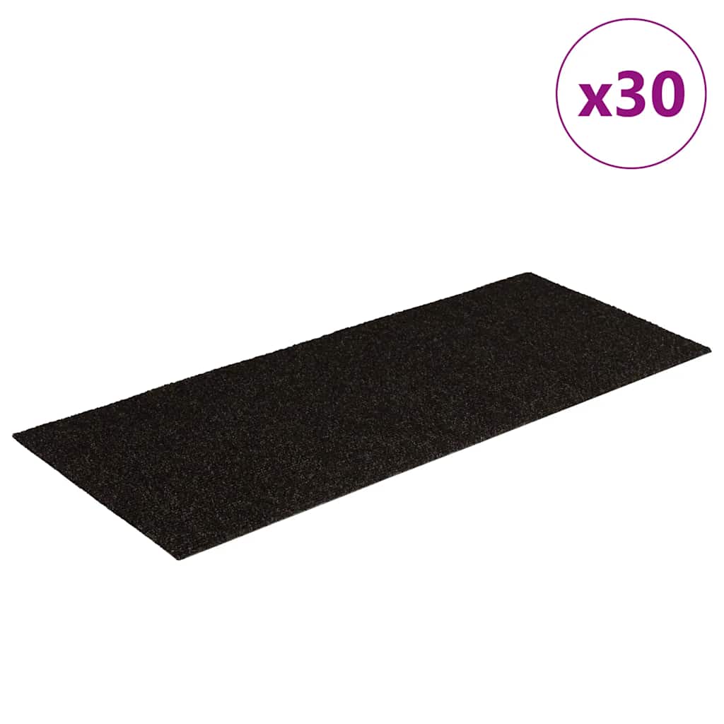 Trappematter selvklebende 30 stk 60x25 cm mørkebrune rektangulære