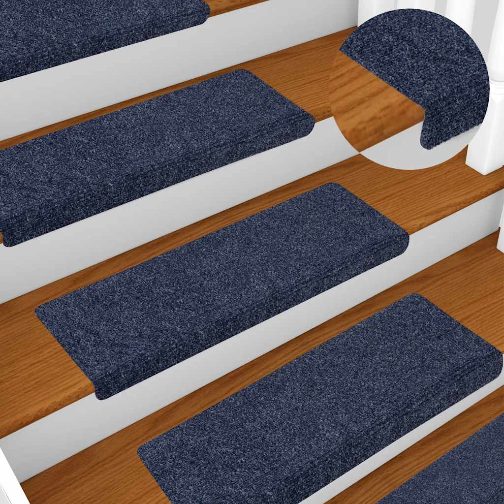 Trappematter selvklebende 20 stk 65x21x4 cm antrasitt rektangulær kant