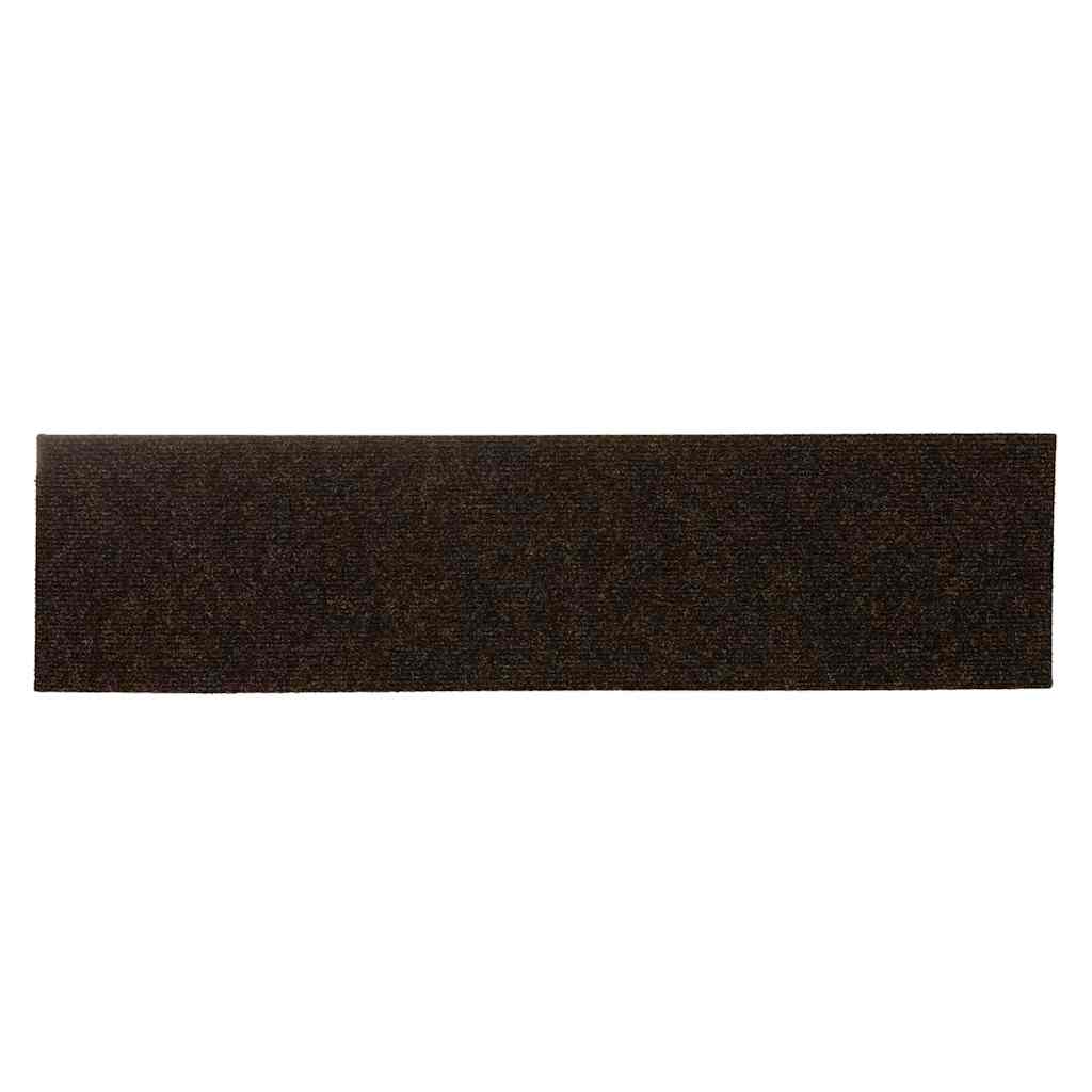 Trappematter selvklebende 30 stk 76x20 cm brune rektangulære