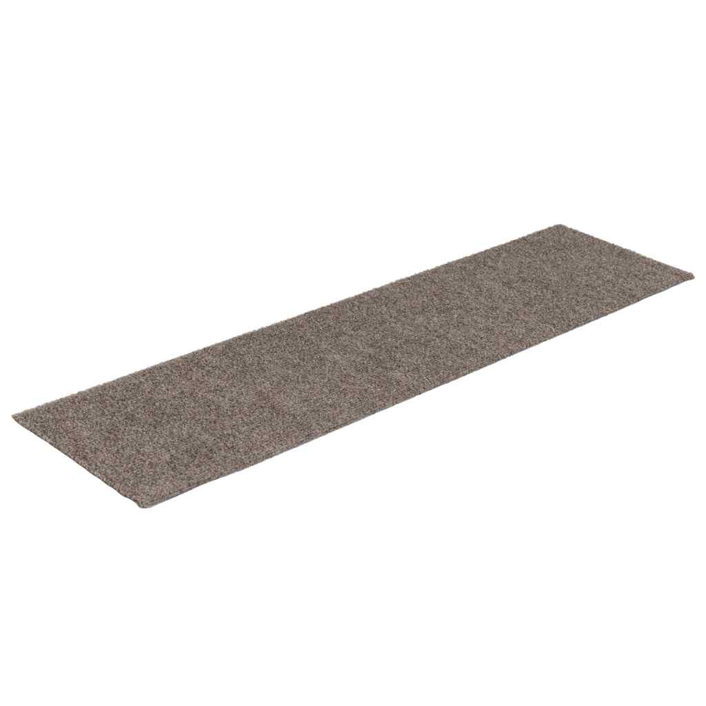 Trappematter selvklebende 30 stk 76x20 cm beige rektangulære