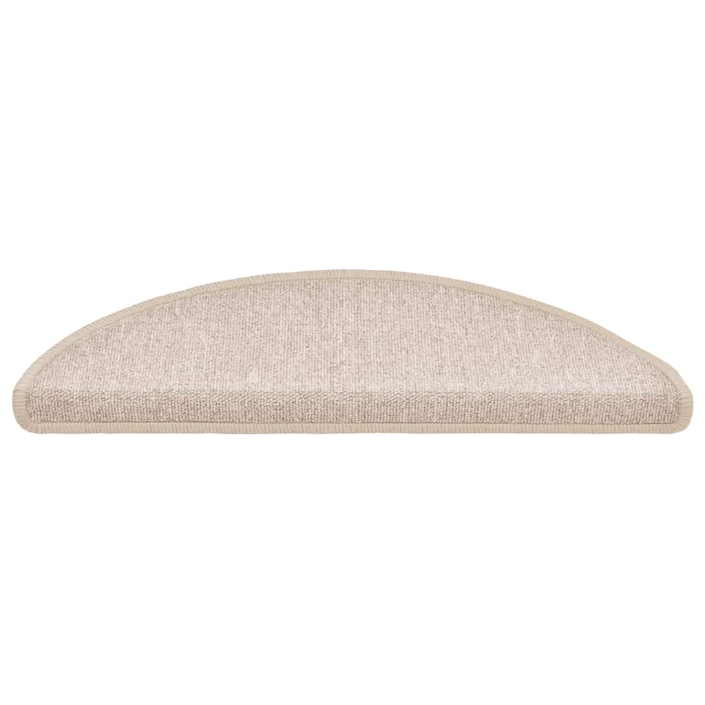 Trappematter 30 stk 56x17x3 cm taupe halvrund