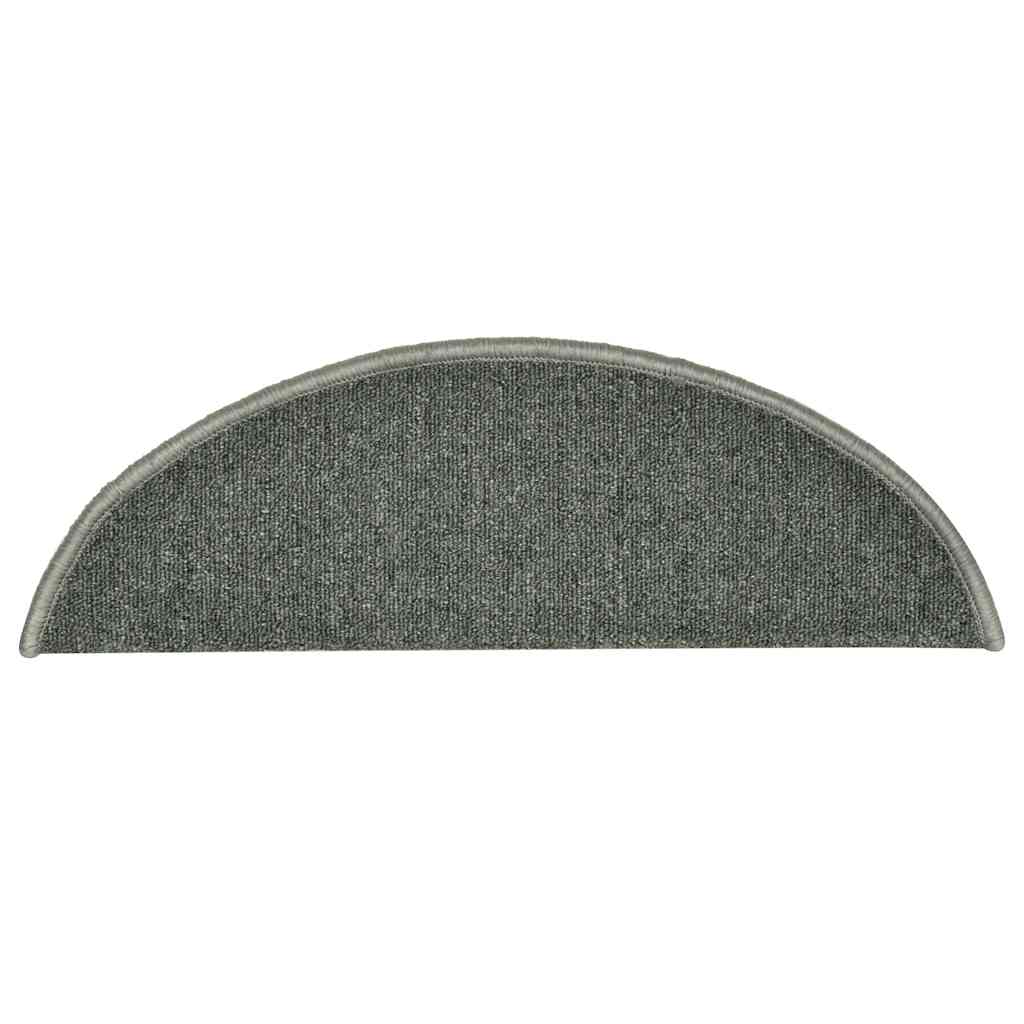 Trappematter 30 stk 56x17x3 cm mørkegrønne halvrund