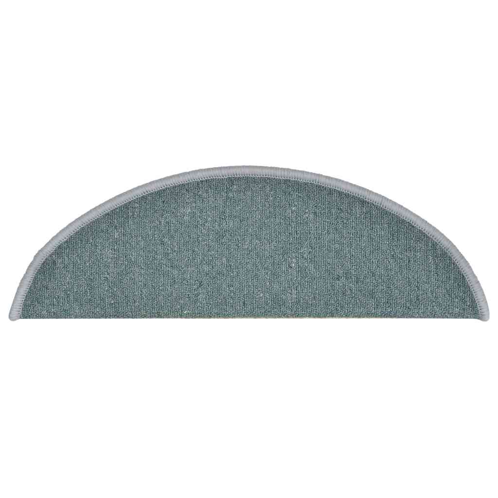 Trappematter 30 stk 56x17x3 cm sjøblå halvrund