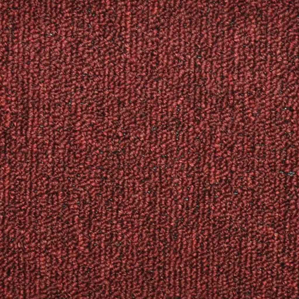Trappematter 30 stk 56x17x3 cm bordeaux halvrund