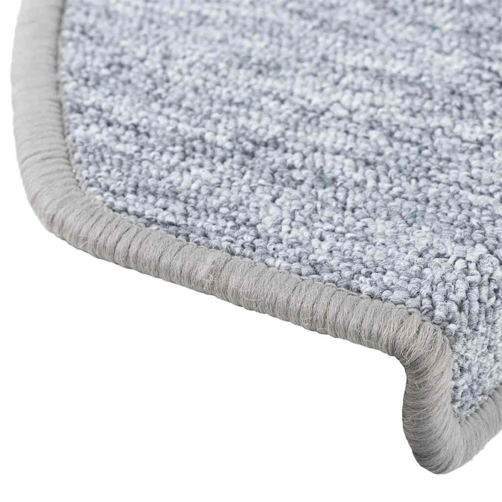 Trappematter 30 stk 65x24x4 cm lysegrå halvrund store