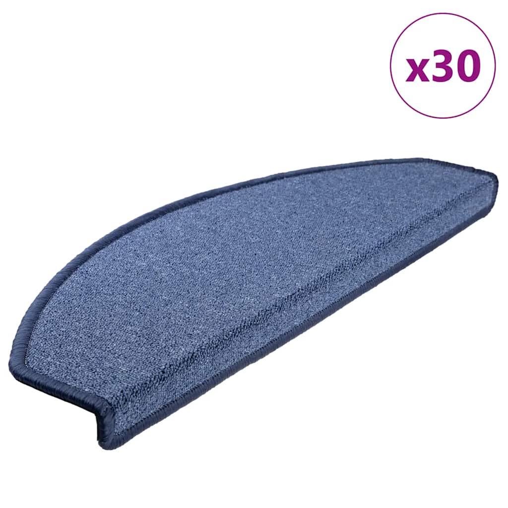 Trappematter 30 stk 65x24x4 cm blå halvrund store