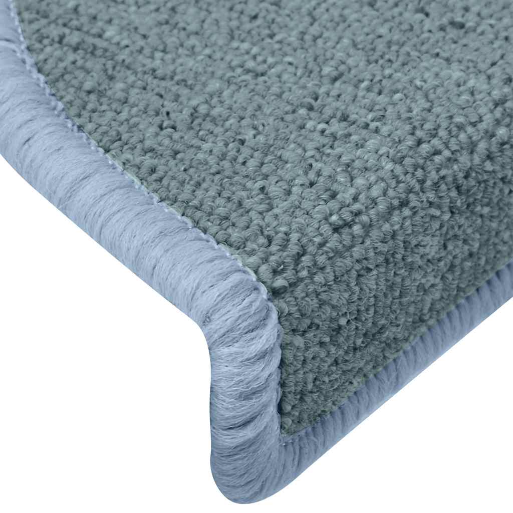 Trappematter 30 stk 65x24x4 cm sjøblå halvrund store