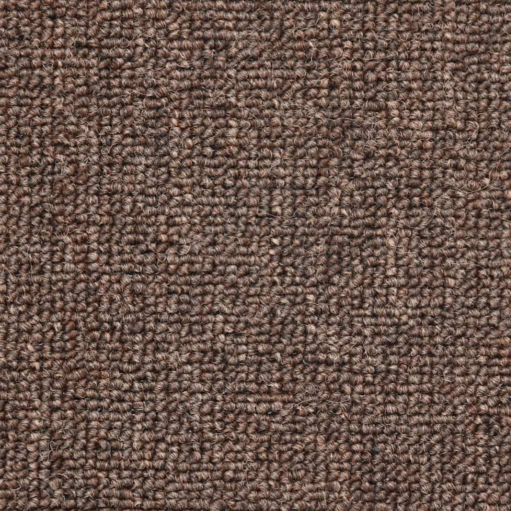 Trappematter 20 stk 56x17x3 cm kaffebrune halvrund