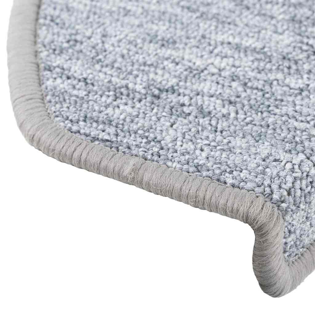 Trappematter 20 stk 65x24x4 cm lysegrå halvrund store