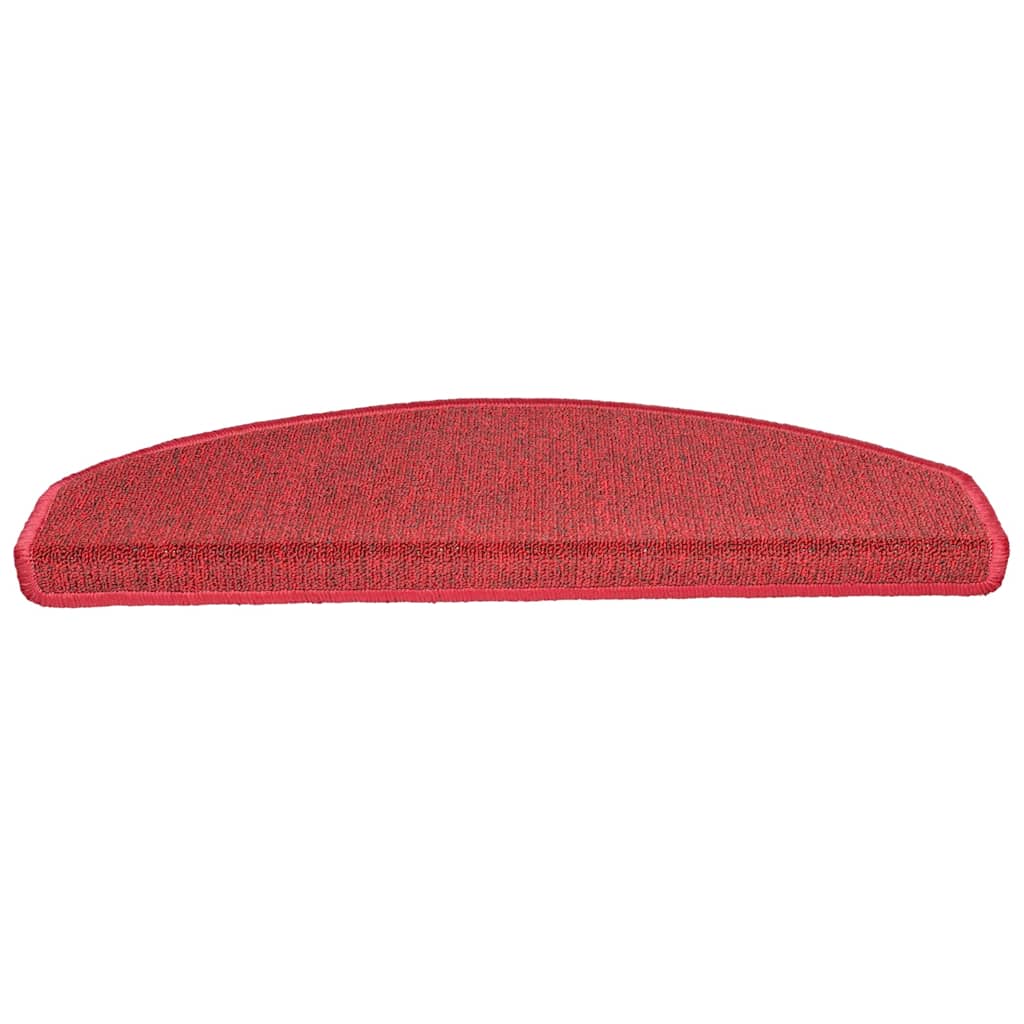 Trappematter 20 stk 65x24x4 cm rød halvrund store