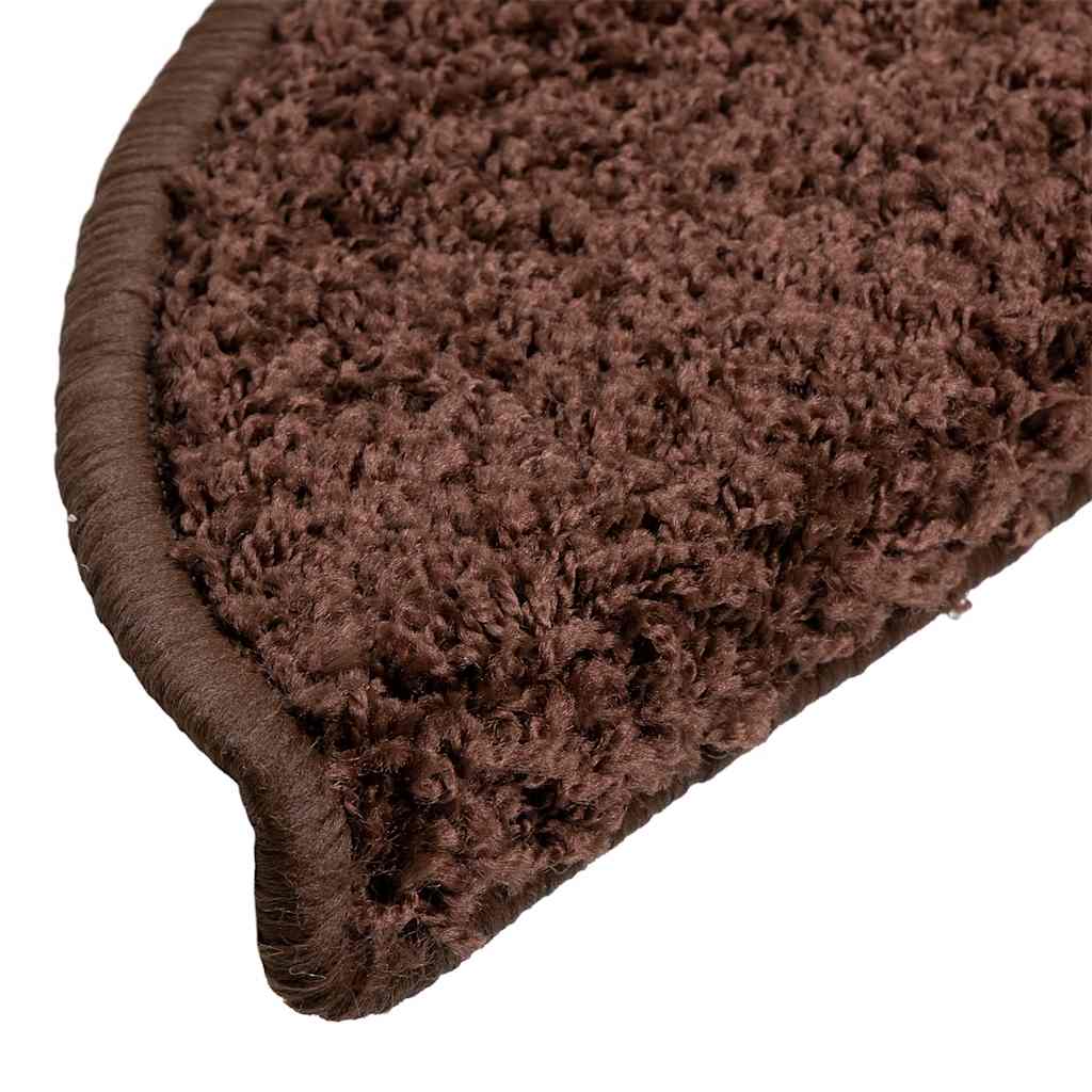 Trappematter 30 stk 56x17x3 cm brune halvrund