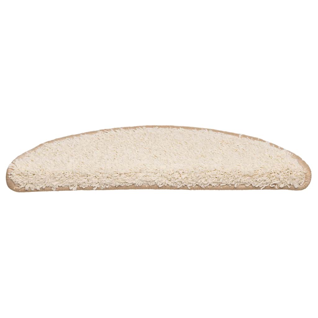 Trappematter 30 stk 56x17x3 cm kremfargede halvrund