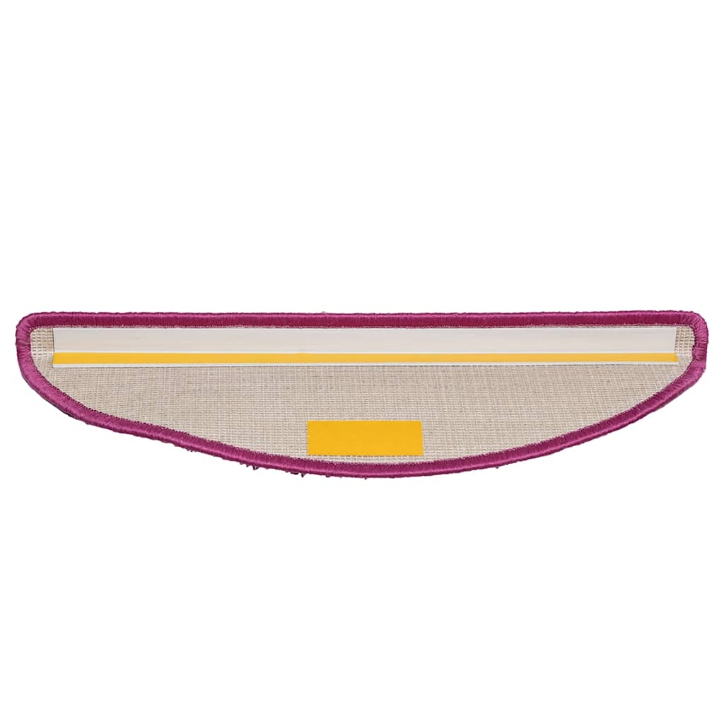 Trappematter 30 stk 56x17x3 cm fiolett halvrund