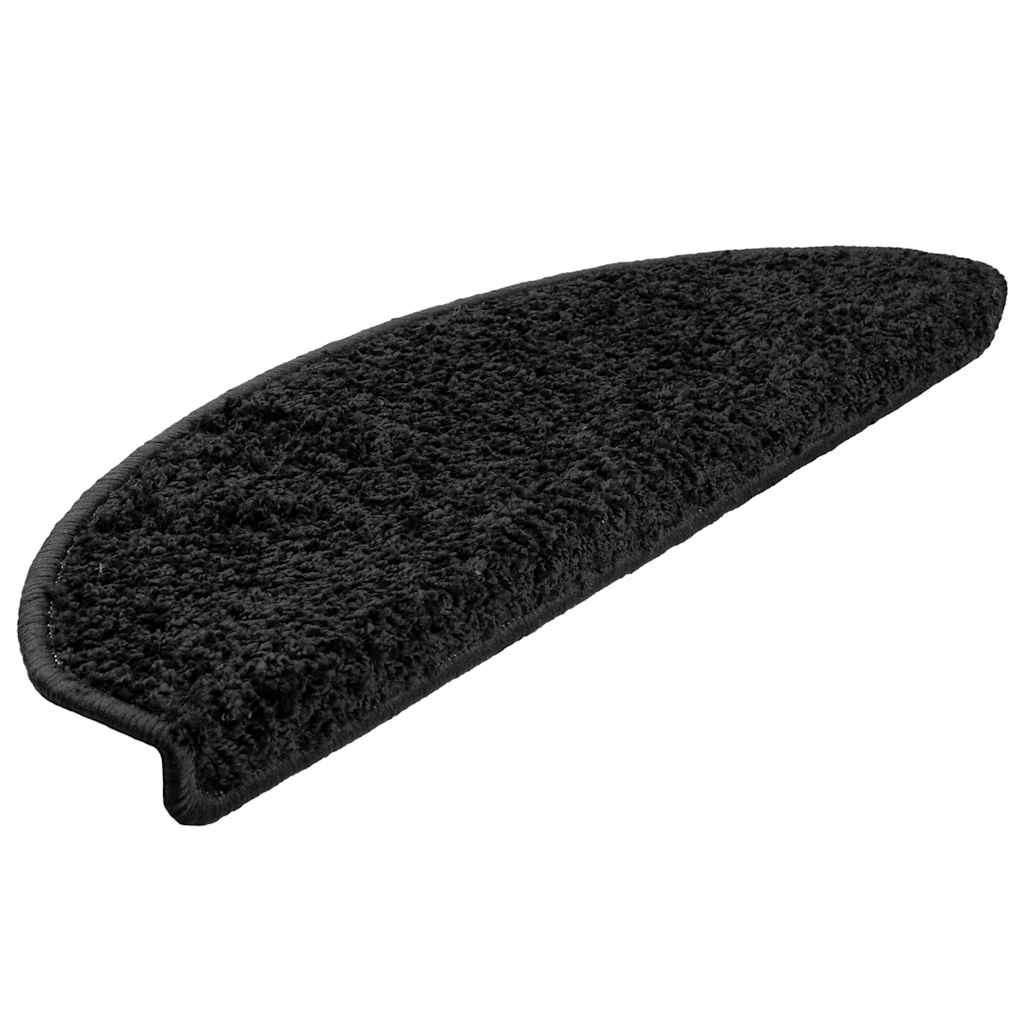 Trappematter 30 stk 65x21x4 cm svarte halvrund store