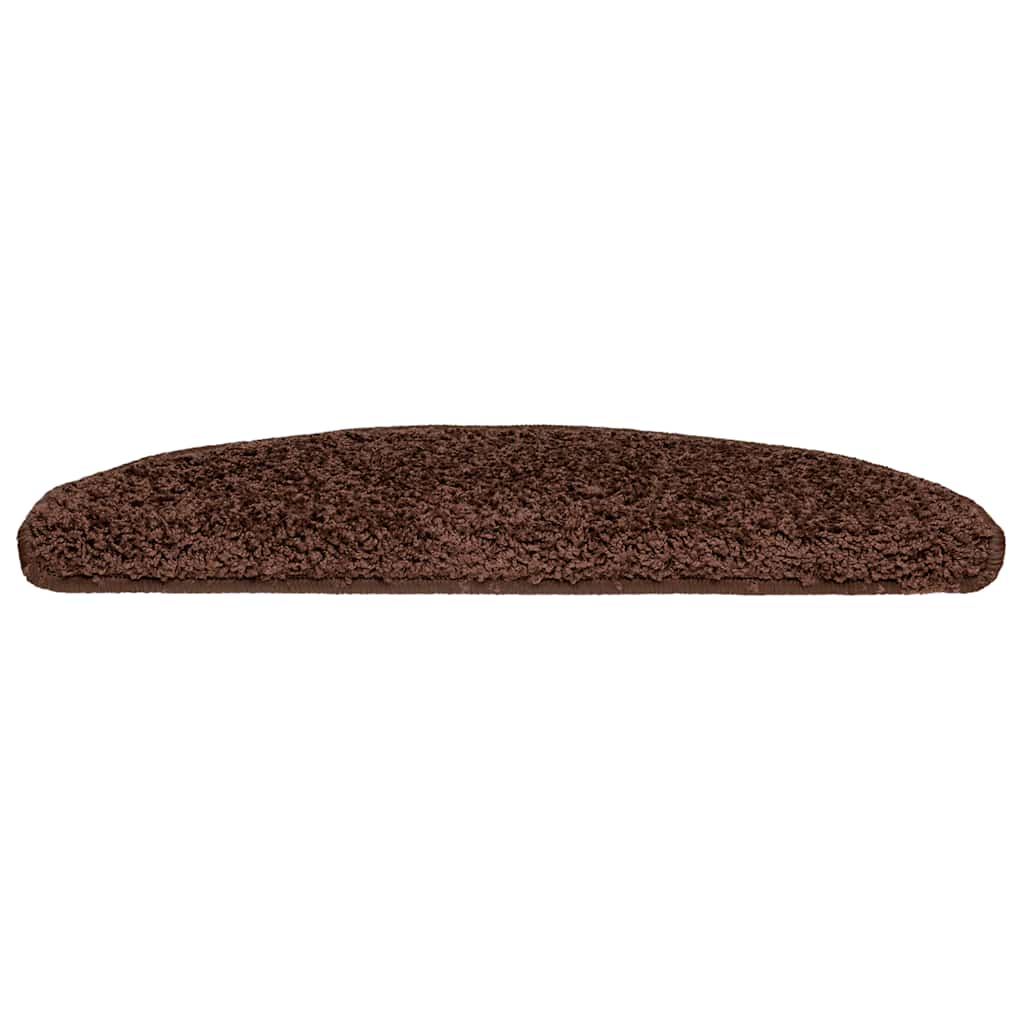 Trappematter 30 stk 65x21x4 cm brune halvrund store