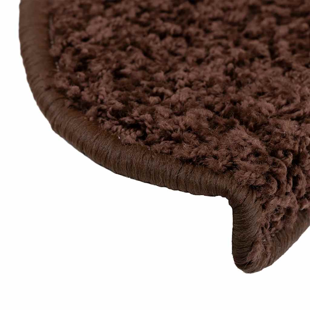 Trappematter 30 stk 65x21x4 cm brune halvrund store