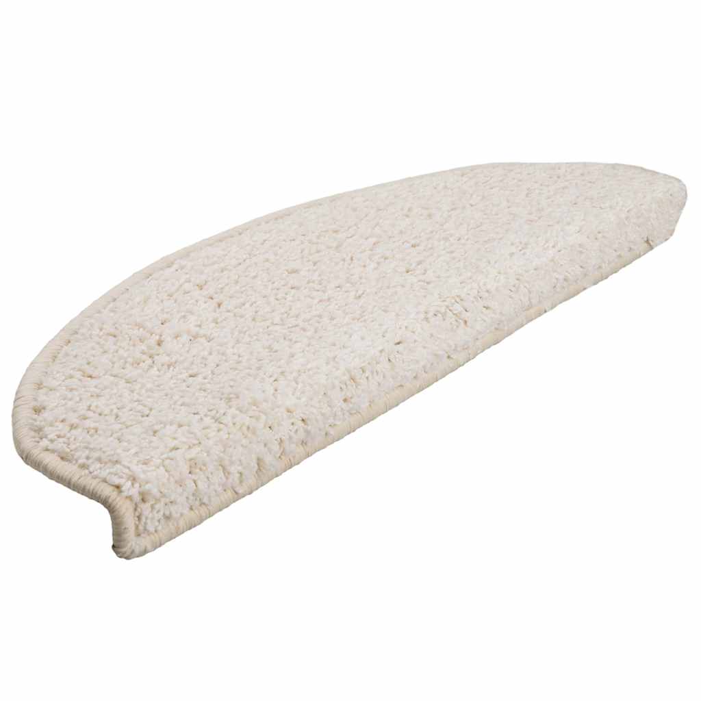 Trappematter 30 stk 65x21x4 cm hvite halvrund store