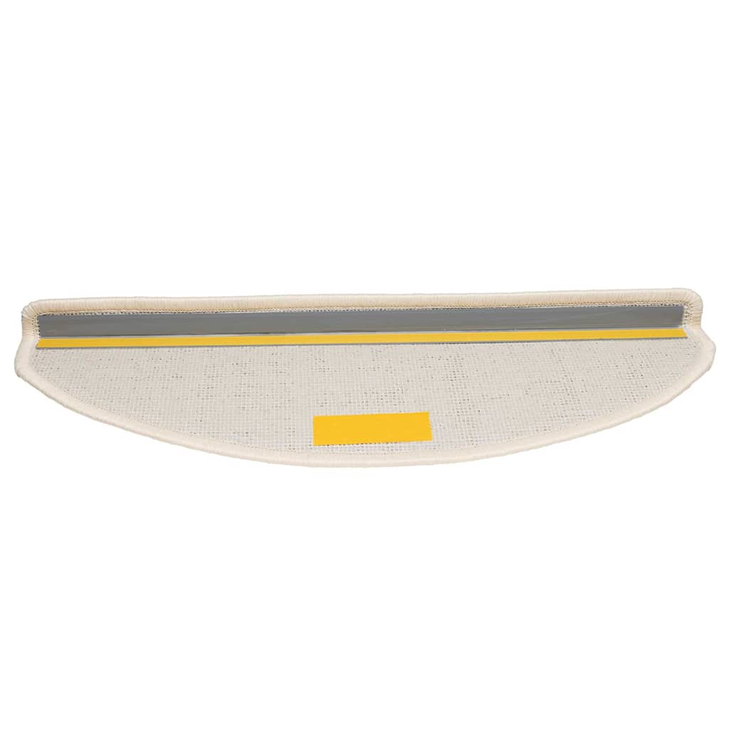 Trappematter 30 stk 65x21x4 cm hvite halvrund store