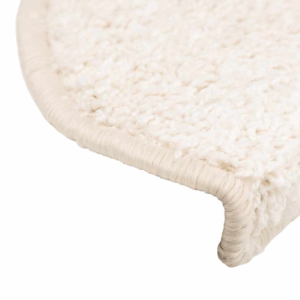 Trappematter 30 stk 65x21x4 cm hvite halvrund store