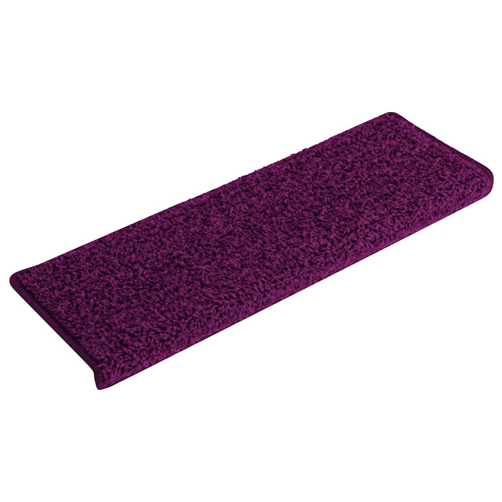 Trappematter 30 stk 65x21x4 cm rosa rektangulær kant
