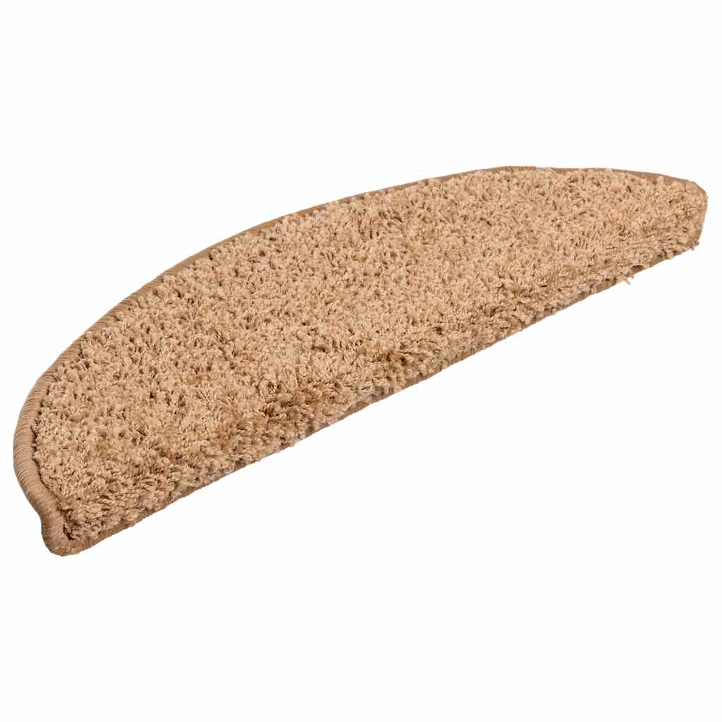 Trappematter 20 stk 56x17x3 cm beige halvrund