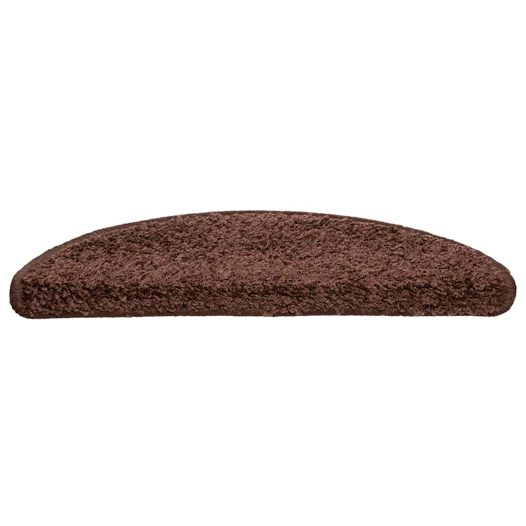 Trappematter 20 stk 56x17x3 cm brune halvrund
